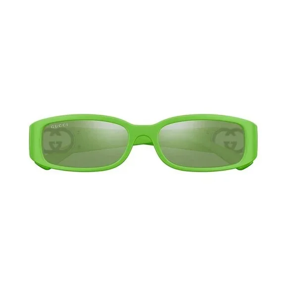 NEW GUCCI SUNGLASSES GREEN WOMEN EYEWEAR GUCCI - Picture 2 of 3